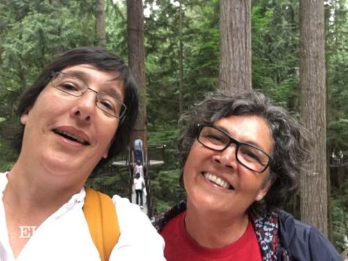 Eva Garcia De La Torre et sa compagne